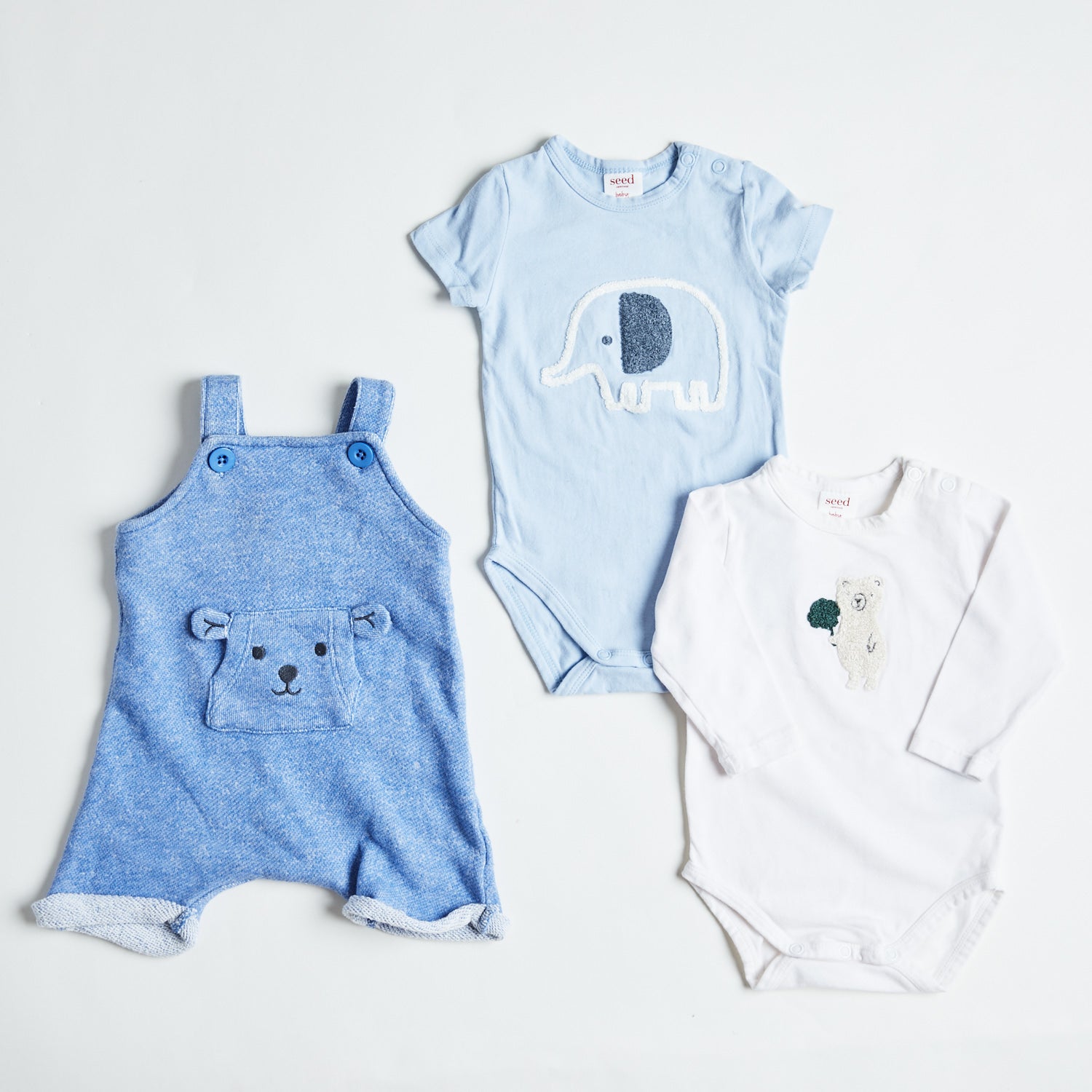 SEED HERITAGE 3 PIECE BUNDLE, 0-3M