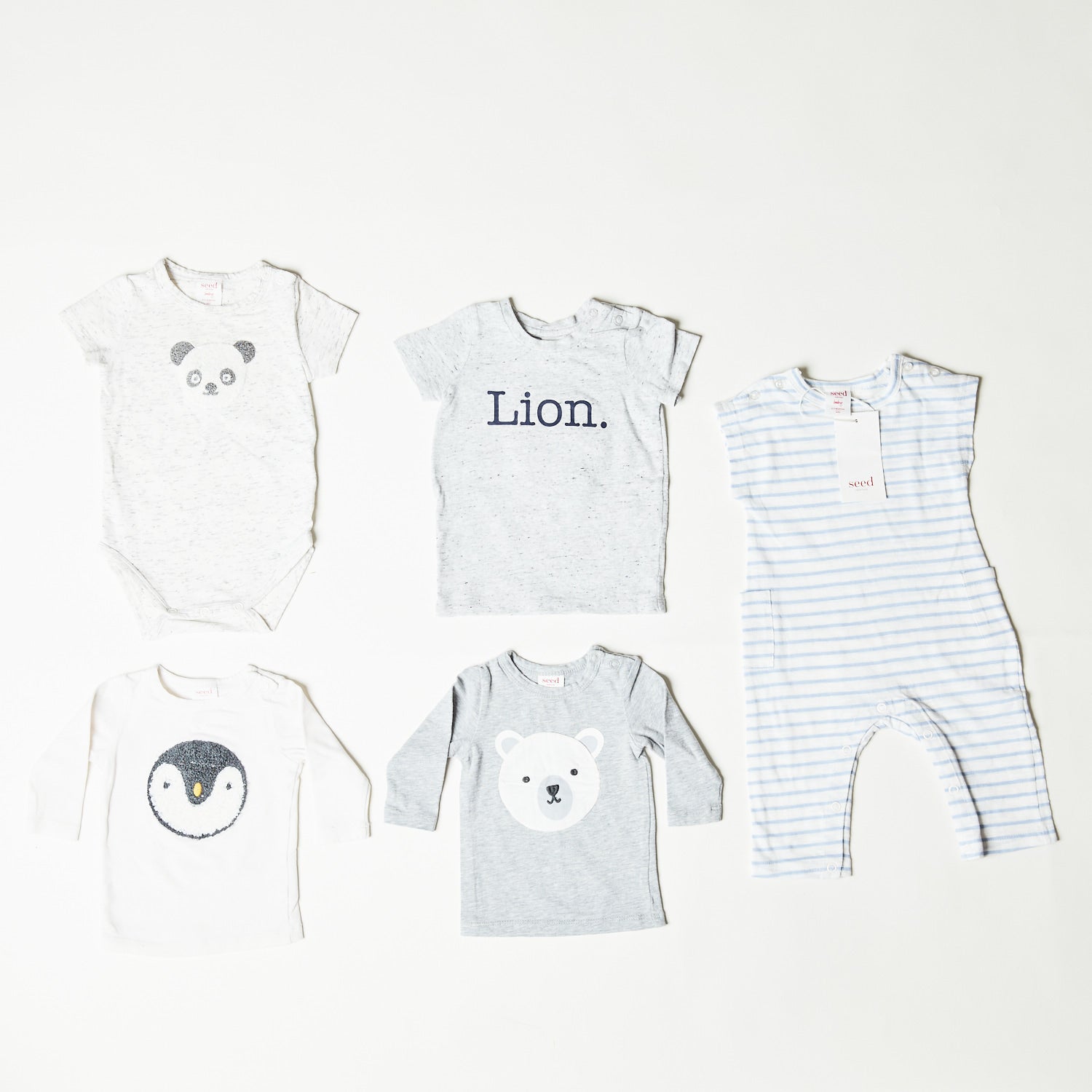 SEED HERITAGE 5 PIECE BUNDLE, 0-3 MONTHS / NEWBORN