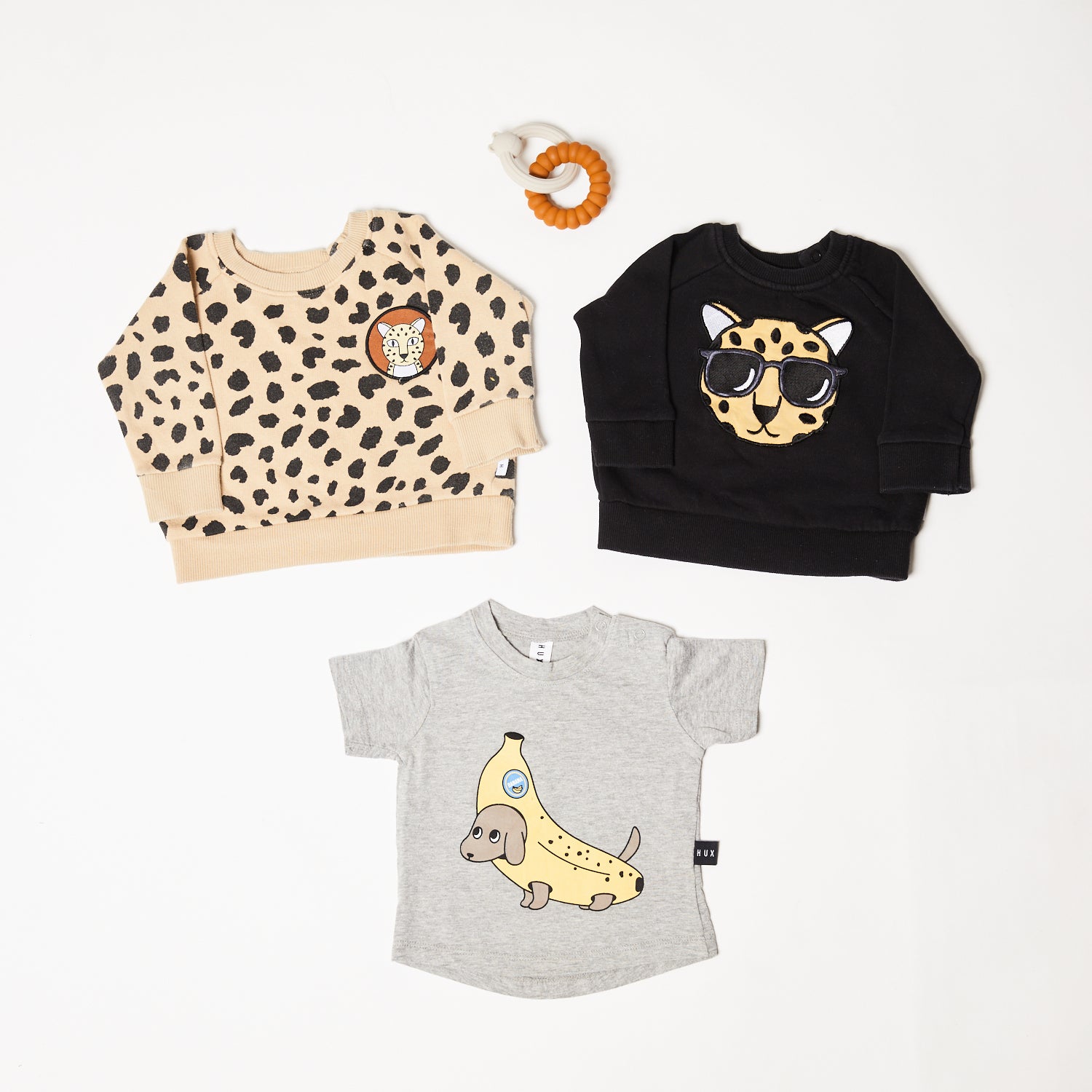 HUXBABY 3 PIECE BUNDLE, 3-6 MONTHS