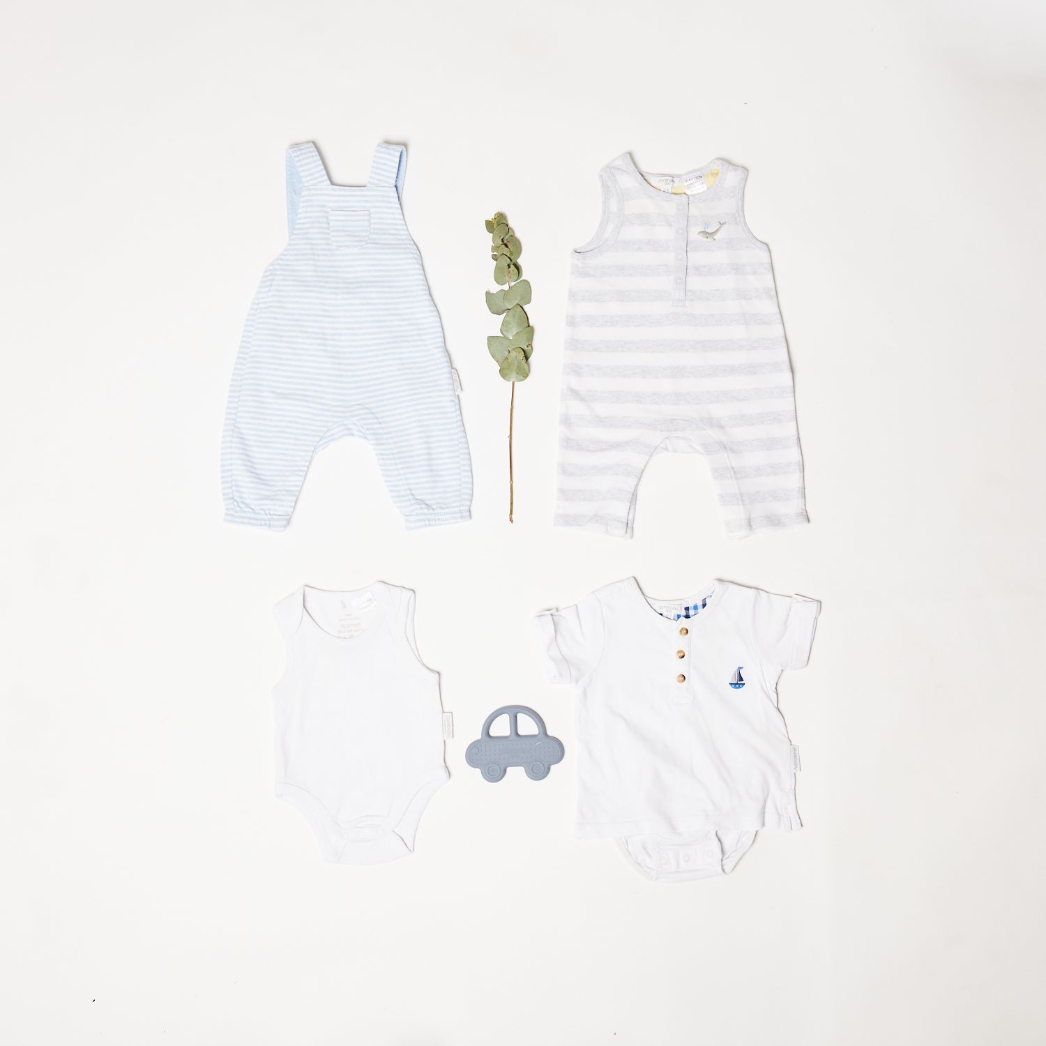 PUREBABY 4 PIECE BUNDLE, 0-3 MONTHS