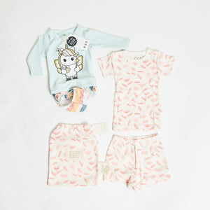 WILSON + FRENCHY + HUXBABY 4 PIECE BUNDLE, 6-12M